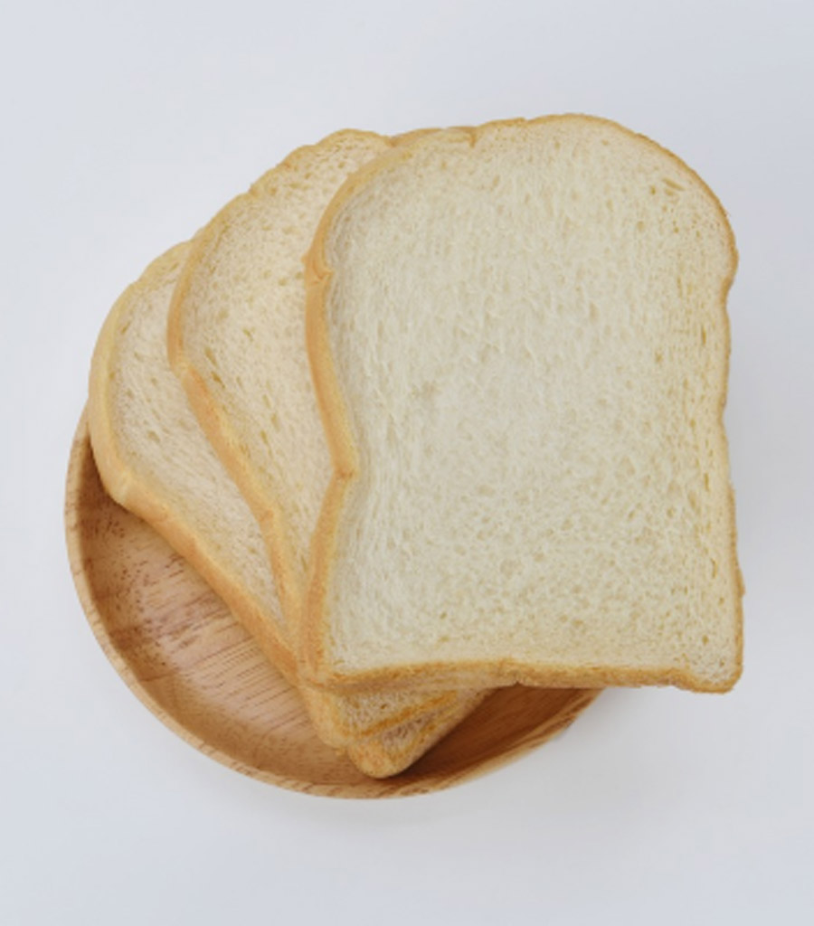 white bread from refined grains